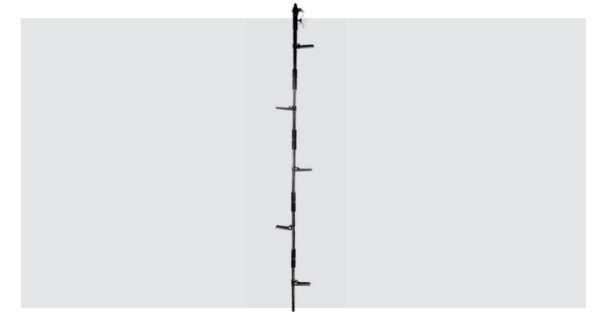 Ruhl Tech Folding Pole / Folding Step Tactical Assault Ladder - Alternating LRL-006