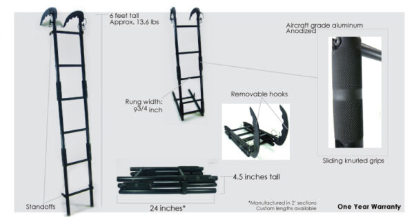 Folding Tactical Assault Ladder